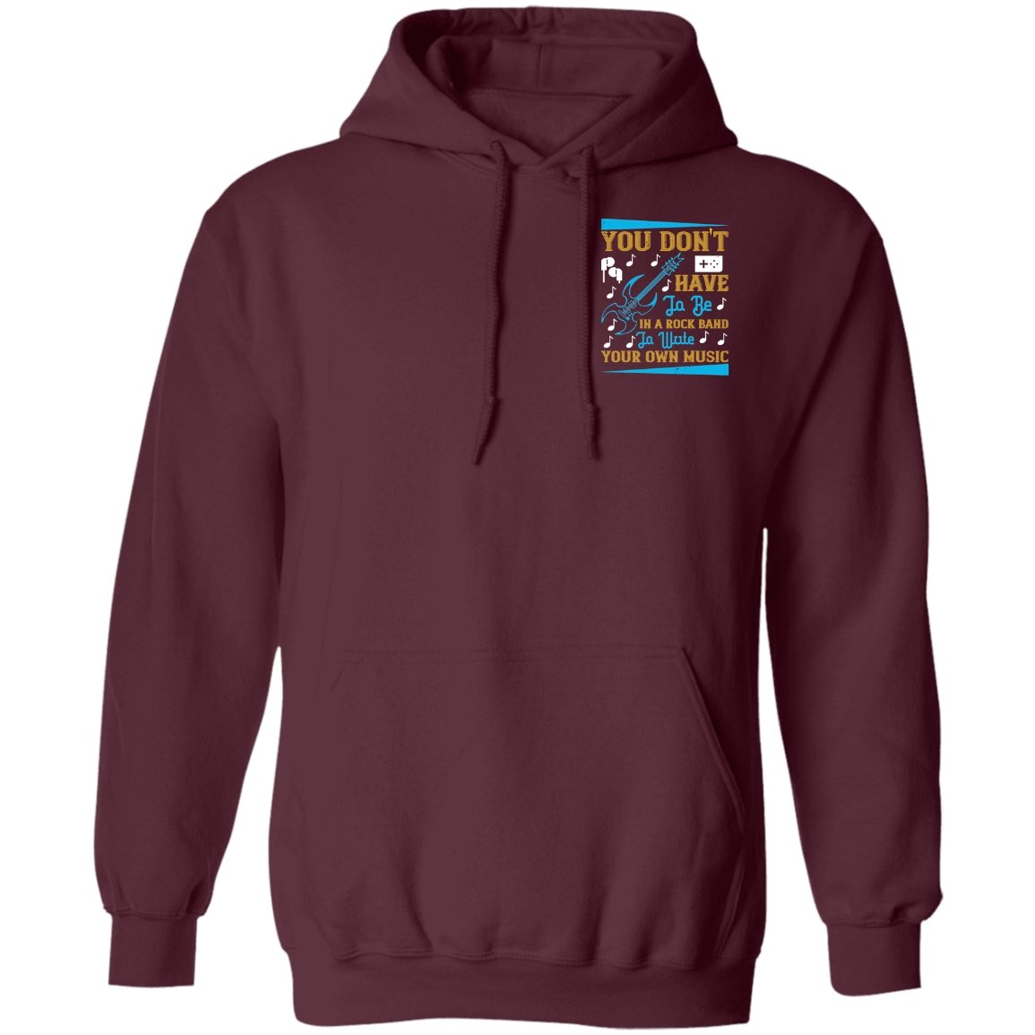 Music Design Pullover Hoodie - Alexecom.com