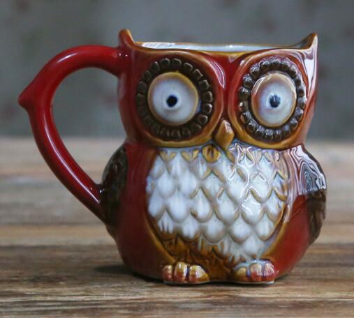 owl ceramic cup - Alexecom.com