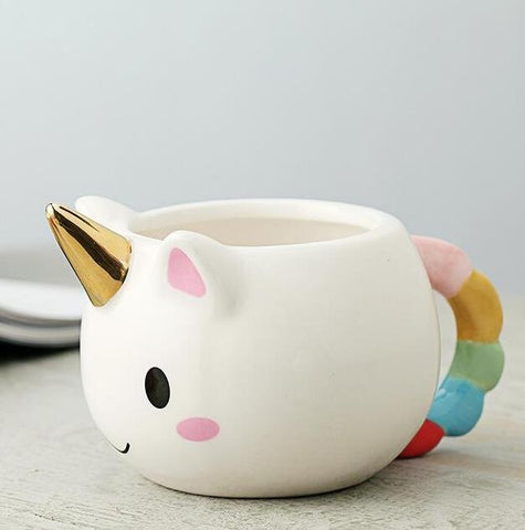 Image of Rainbow horse unicorn cup - Alexecom.com