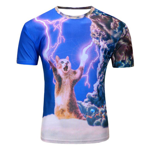 Image of Recharge Power Cat 3D T - Shirt - Alexecom.com