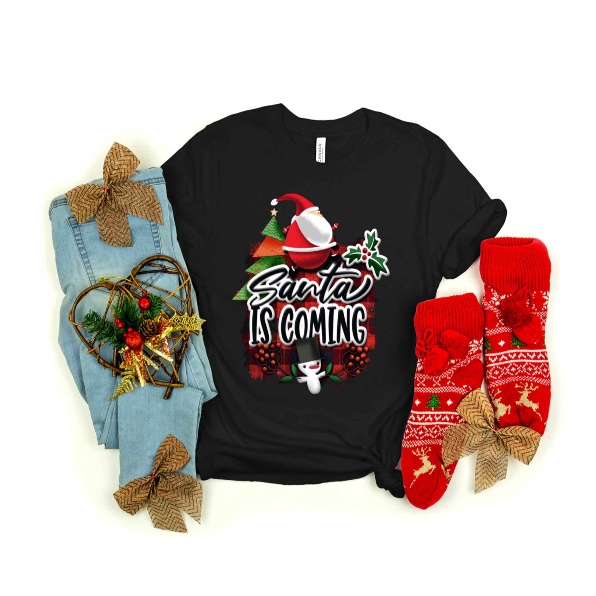 Santa is coming Unisex Jersey Short-Sleeve T-Shirt