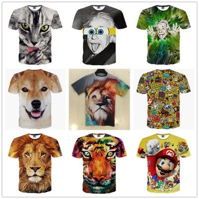 Image of Sprout 3D T-shirt 3D Eins stereo men short sleeved T-shirt couple for summer clothes increase code - Alexecom.com