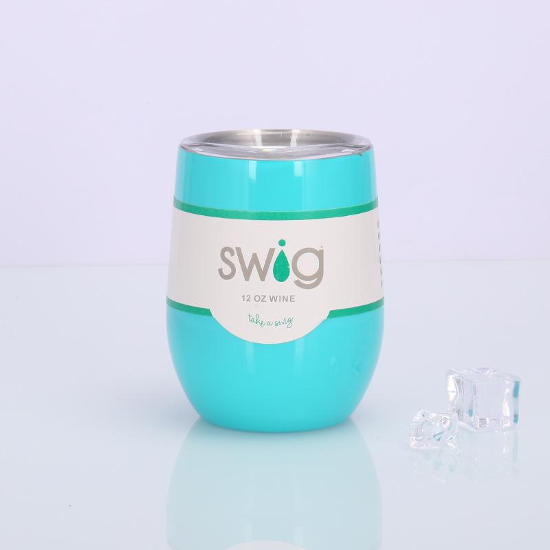 Swig eggshell cup 12oz stainless steel wine mug - Alexecom.com