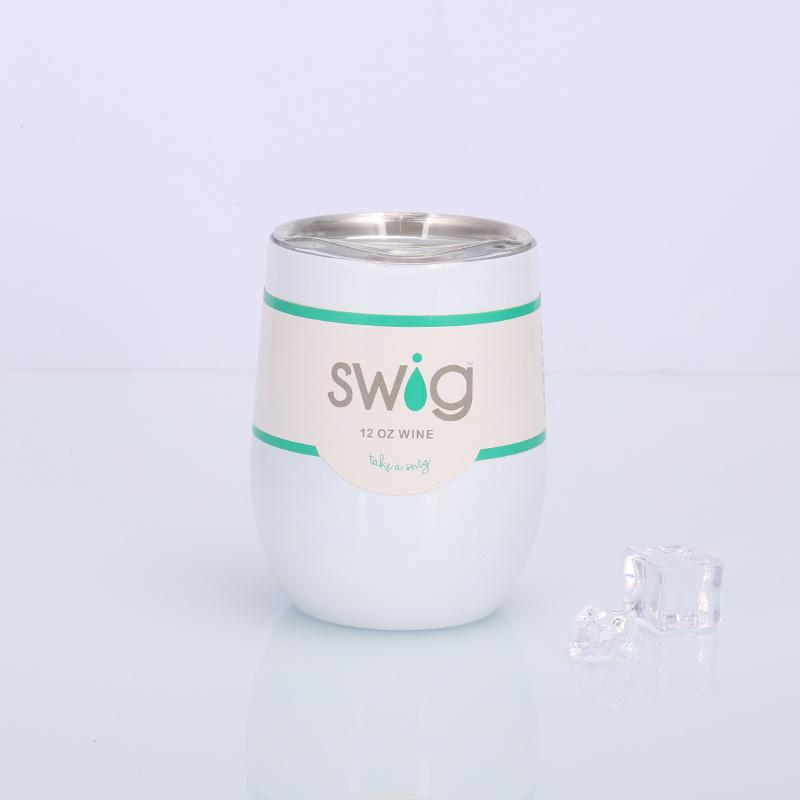 Swig eggshell cup 12oz stainless steel wine mug - Alexecom.com