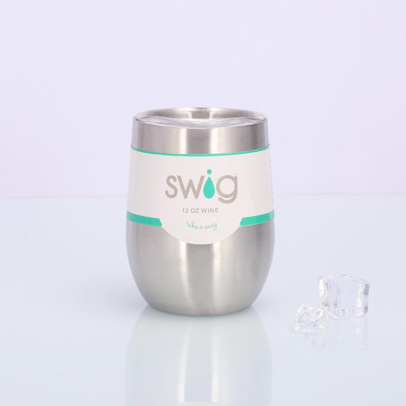 Swig eggshell cup 12oz stainless steel wine mug - Alexecom.com