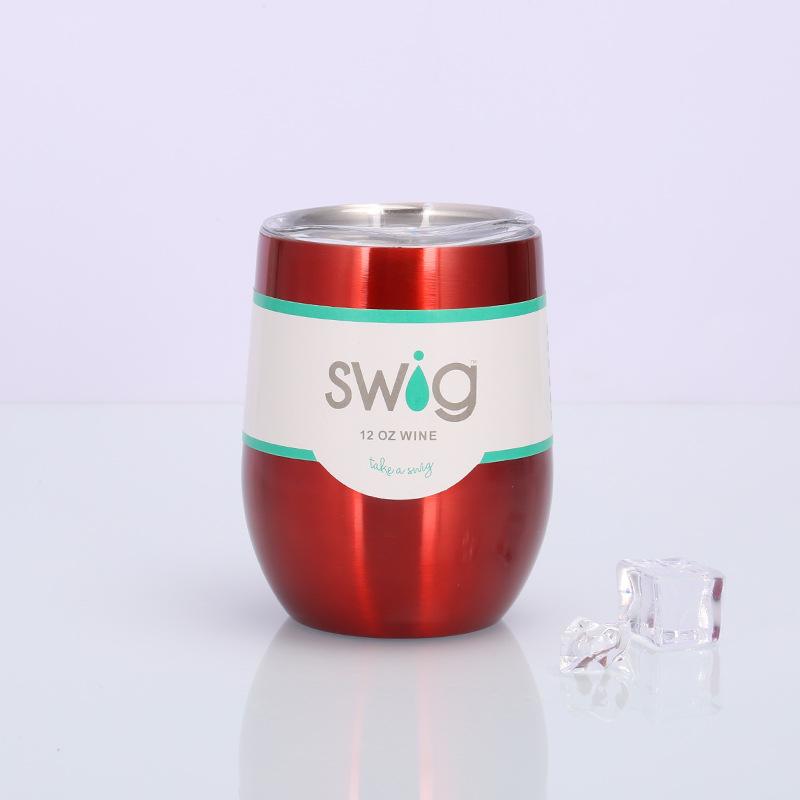 Swig eggshell cup 12oz stainless steel wine mug - Alexecom.com