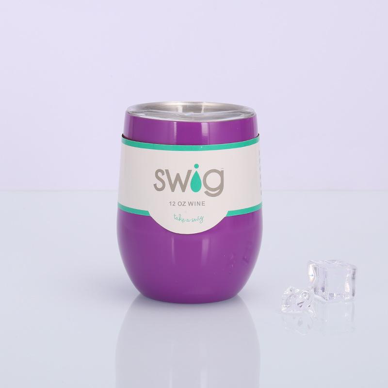 Swig eggshell cup 12oz stainless steel wine mug - Alexecom.com