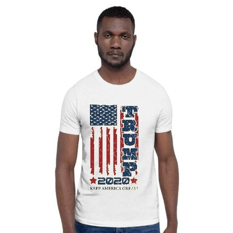 Image of Trump 2020 Flag T-Shirt - Alexecom.com