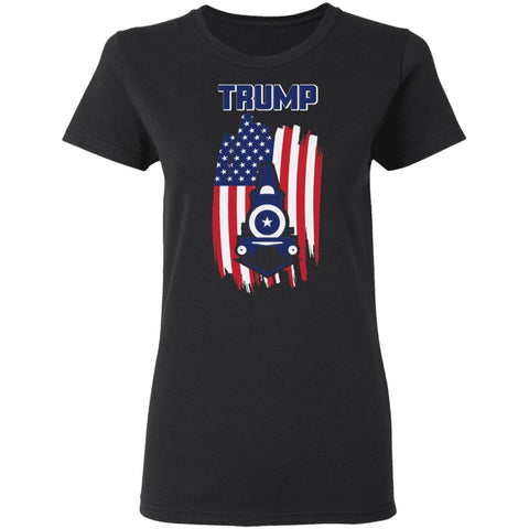 Image of Trump 2020 Shadow Design Edition Ladies' T-Shirt - Alexecom.com