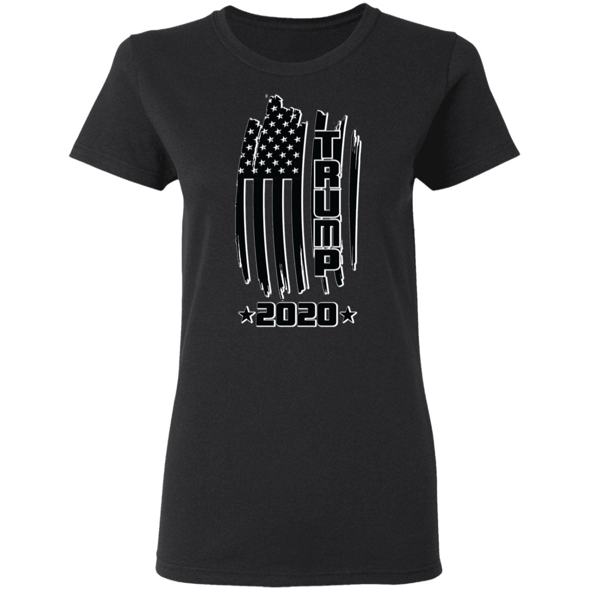Trump 2020 Shadow Design Edition Ladies' T-Shirt - Alexecom.com