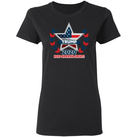 Image of Trump 2020 Shadow Design Edition Ladies' T-Shirt - Alexecom.com