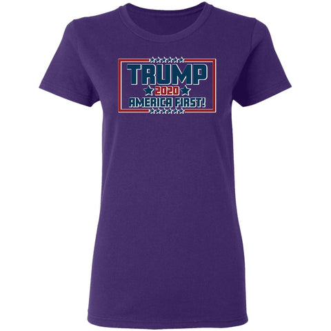 Image of Trump 2020 Shadow Design Edition Ladies' T-Shirt - Alexecom.com
