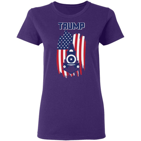Image of Trump 2020 Shadow Design Edition Ladies' T-Shirt - Alexecom.com