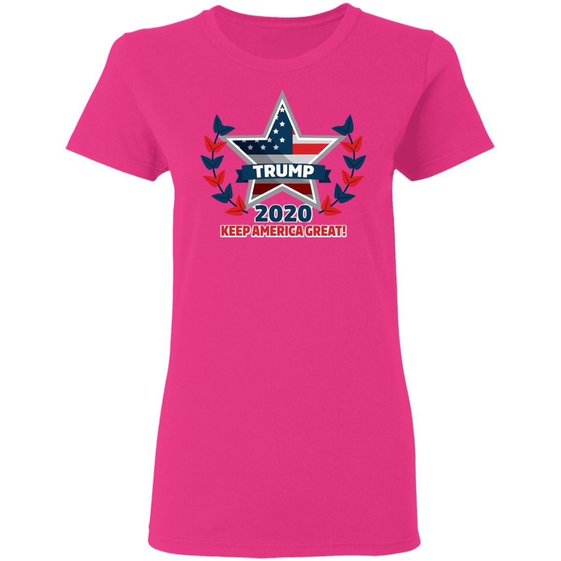 Trump 2020 Shadow Design Edition Ladies' T-Shirt - Alexecom.com