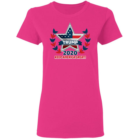 Image of Trump 2020 Shadow Design Edition Ladies' T-Shirt - Alexecom.com