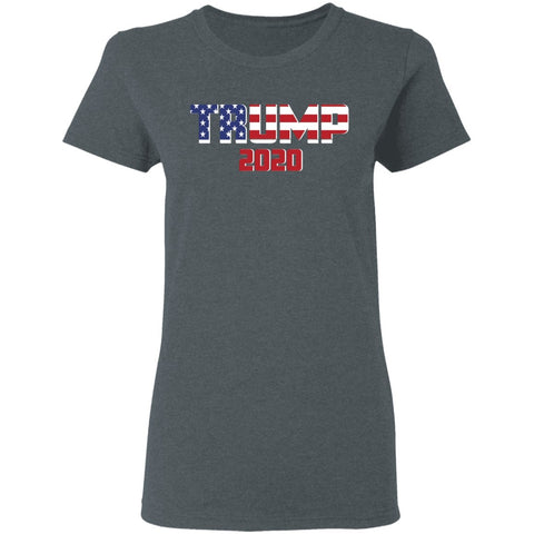 Image of Trump 2020 Shadow Design Edition Ladies' T-Shirt - Alexecom.com