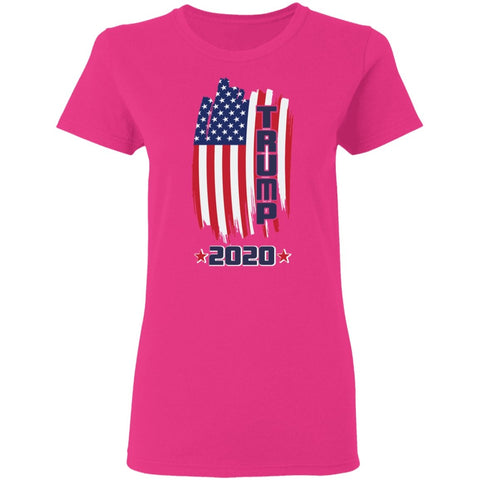 Image of Trump 2020 Shadow Design Edition Ladies' T-Shirt - Alexecom.com