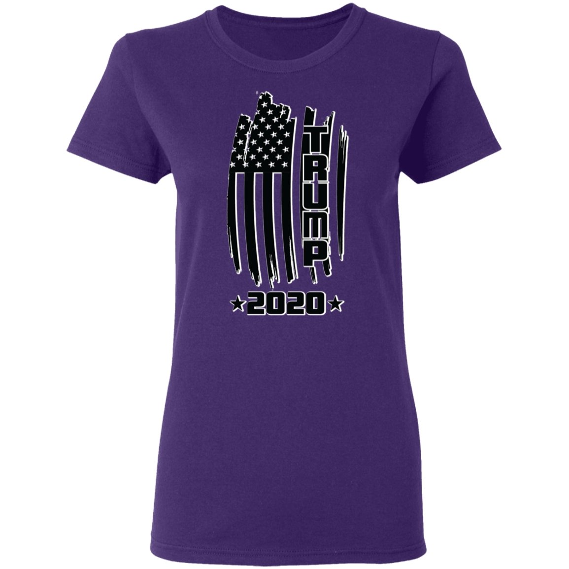 Trump 2020 Shadow Design Edition Ladies' T-Shirt - Alexecom.com