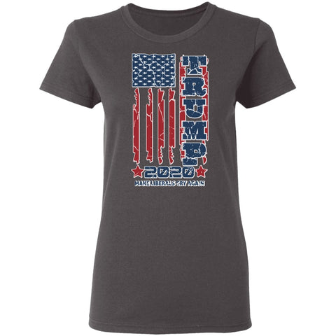 Image of Trump 2020 Shadow Design Edition Ladies' T-Shirt - Alexecom.com