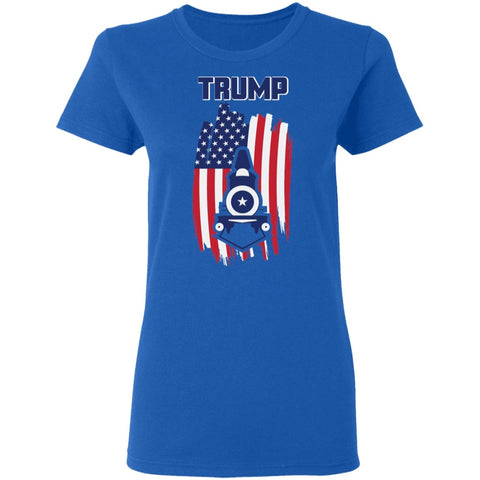 Image of Trump 2020 Shadow Design Edition Ladies' T-Shirt - Alexecom.com