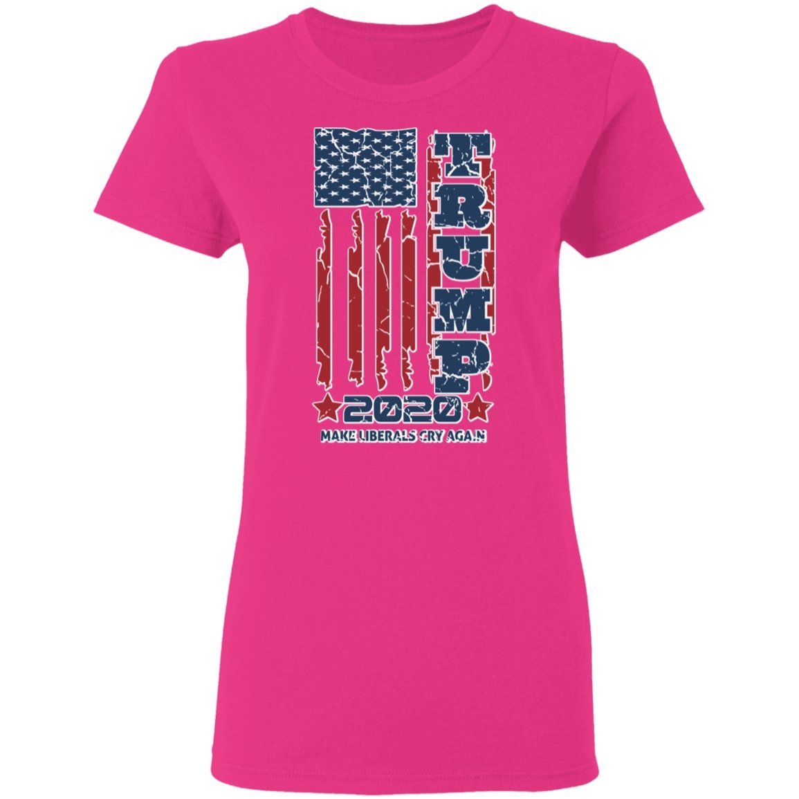 Trump 2020 Shadow Design Edition Ladies' T-Shirt - Alexecom.com