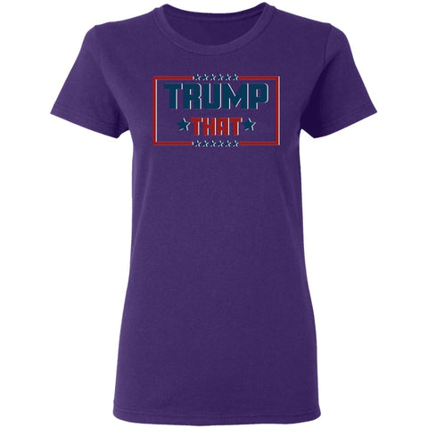 Image of Trump 2020 Shadow Design Edition Ladies' T-Shirt - Alexecom.com