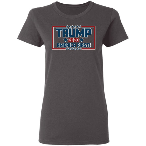 Image of Trump 2020 Shadow Design Edition Ladies' T-Shirt - Alexecom.com