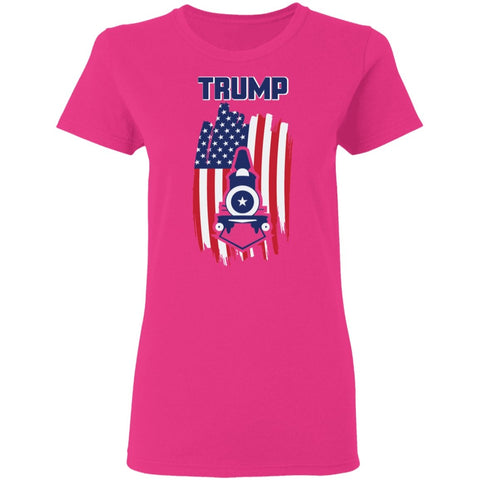 Image of Trump 2020 Shadow Design Edition Ladies' T-Shirt - Alexecom.com