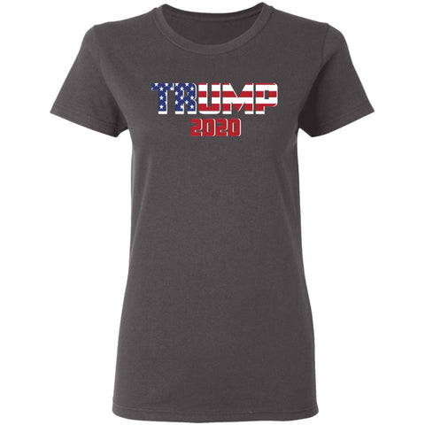 Image of Trump 2020 Shadow Design Edition Ladies' T-Shirt - Alexecom.com