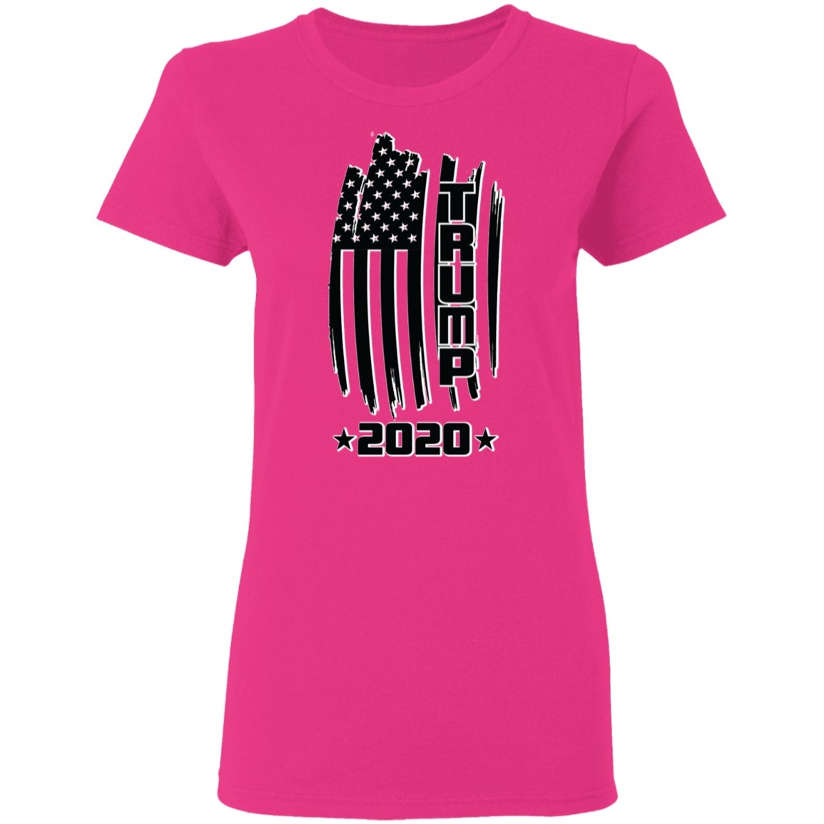 Trump 2020 Shadow Design Edition Ladies' T-Shirt - Alexecom.com