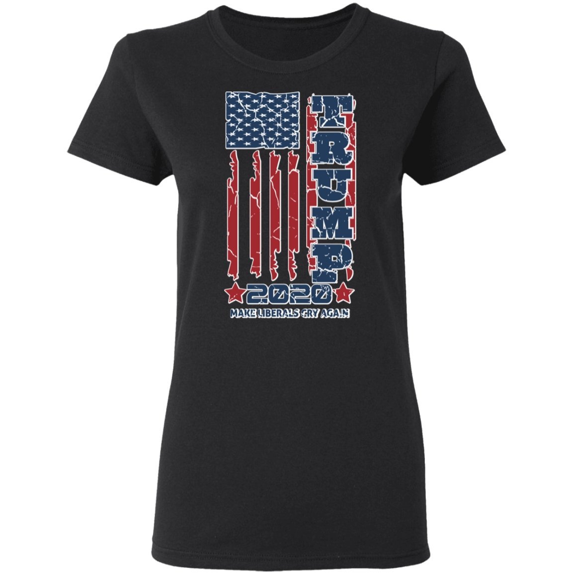 Trump 2020 Shadow Design Edition Ladies' T-Shirt - Alexecom.com