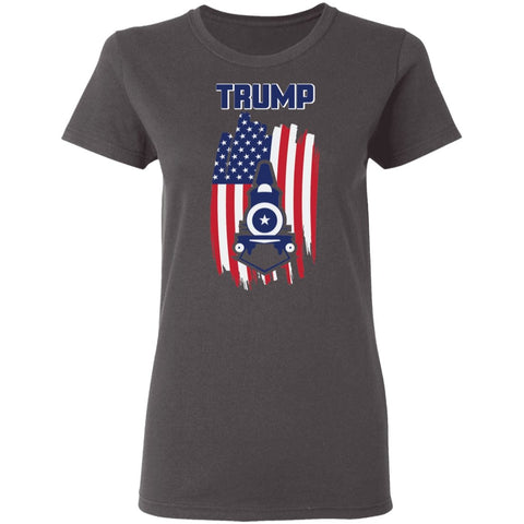 Image of Trump 2020 Shadow Design Edition Ladies' T-Shirt - Alexecom.com