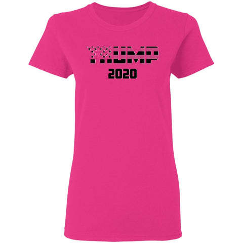 Image of Trump 2020 Shadow Design Edition Ladies' T-Shirt - Alexecom.com
