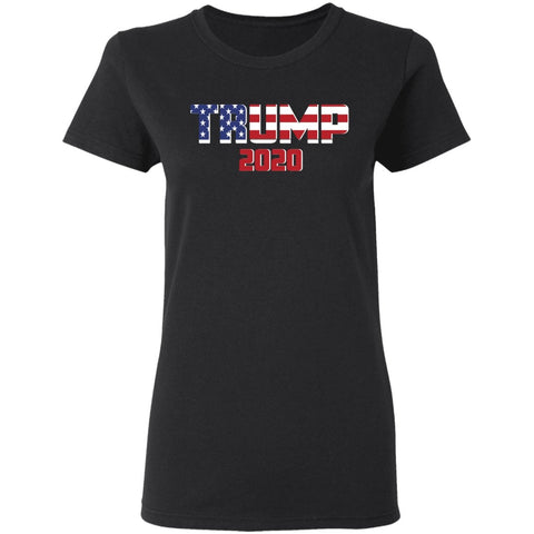 Image of Trump 2020 Shadow Design Edition Ladies' T-Shirt - Alexecom.com