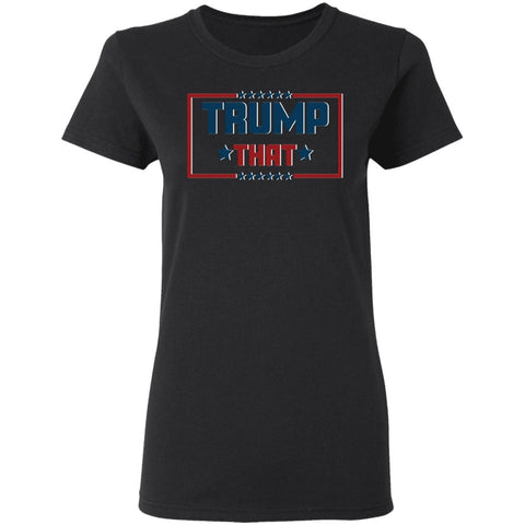 Image of Trump 2020 Shadow Design Edition Ladies' T-Shirt - Alexecom.com