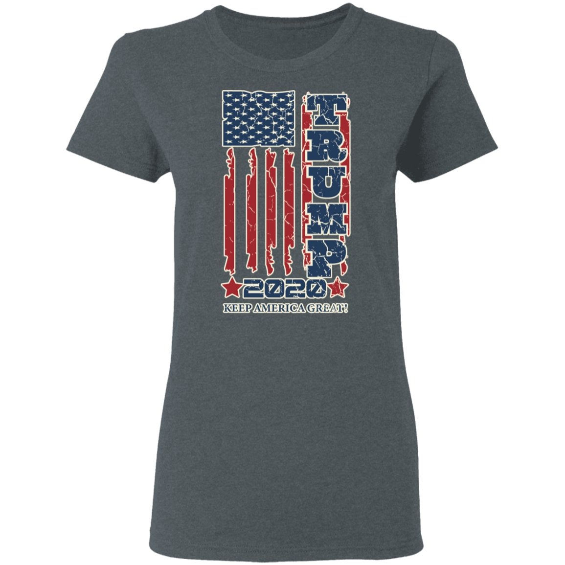 Trump 2020 Shadow Design Edition Ladies' T-Shirt - Alexecom.com