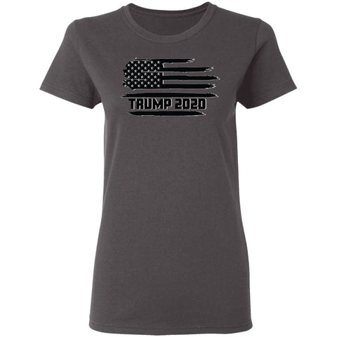 Image of Trump 2020 Shadow Design Edition Ladies' T-Shirt - Alexecom.com