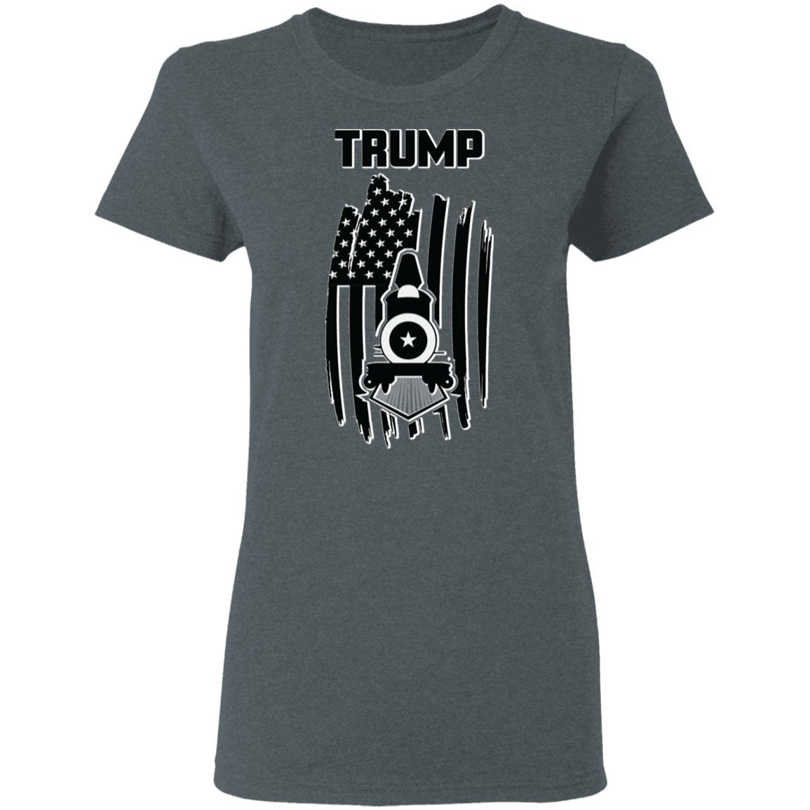 Trump 2020 Shadow Design Edition Ladies' T-Shirt - Alexecom.com