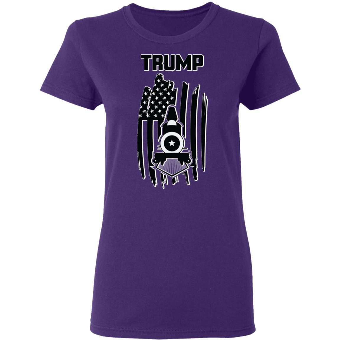 Trump 2020 Shadow Design Edition Ladies' T-Shirt - Alexecom.com
