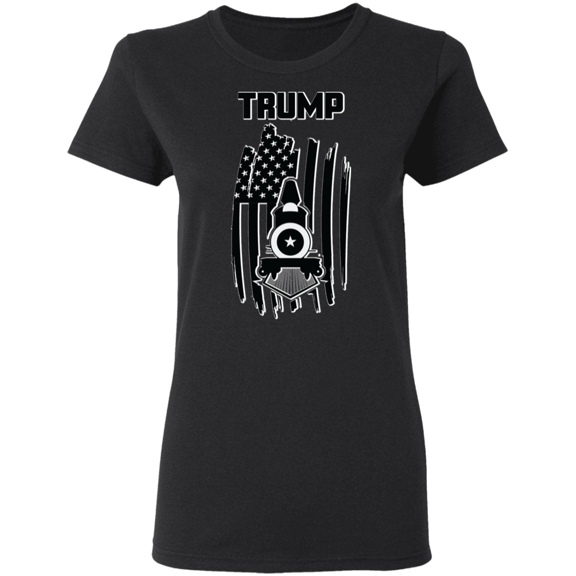 Trump 2020 Shadow Design Edition Ladies' T-Shirt - Alexecom.com