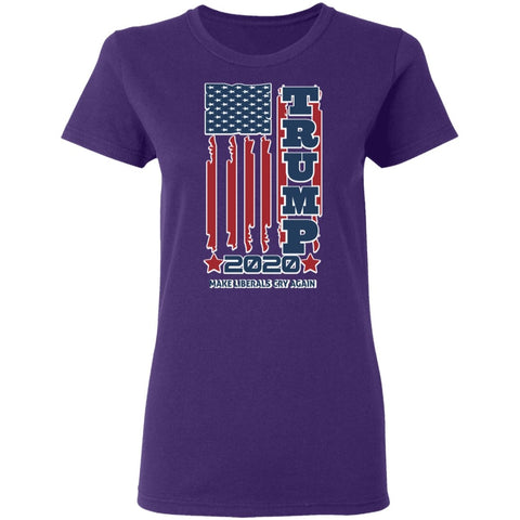 Image of Trump 2020 Shadow Design Edition Ladies' T-Shirt - Alexecom.com