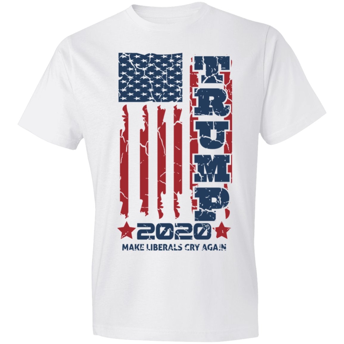 Trump 2020 T-shirt Regular Design Edition Lightweight T-Shirt - Alexecom.com