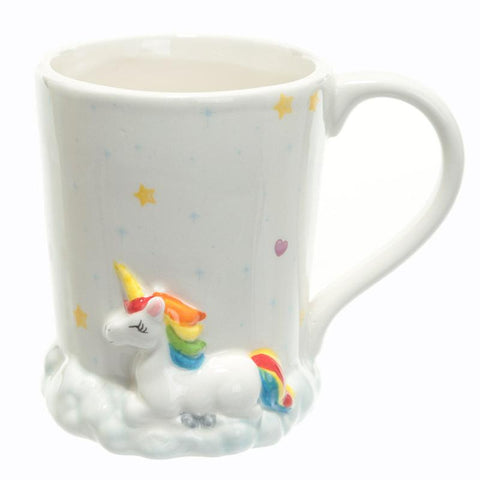 Image of Unicorn mug coffee cup hand creative 3D stereo hand-painted ceramic cup - Alexecom.com
