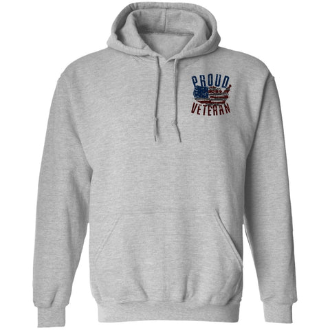 Image of Veteran Design Double Side Printed Pullover Hoodie - Alexecom.com