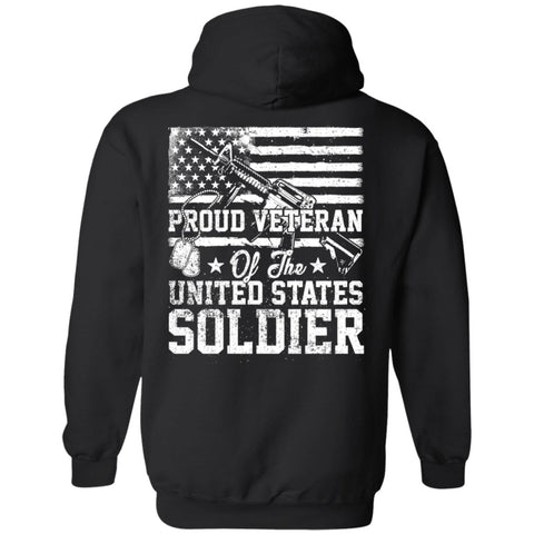 Image of Veteran Design Double Side Printed Pullover Hoodie - Alexecom.com