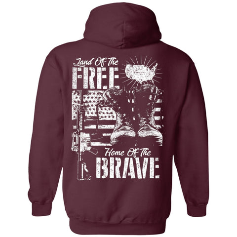 Image of Veteran Design Double Side Printed Pullover Hoodie - Alexecom.com