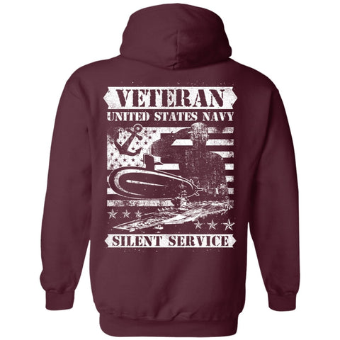 Image of Veteran Design Double Side Printed Pullover Hoodie - Alexecom.com