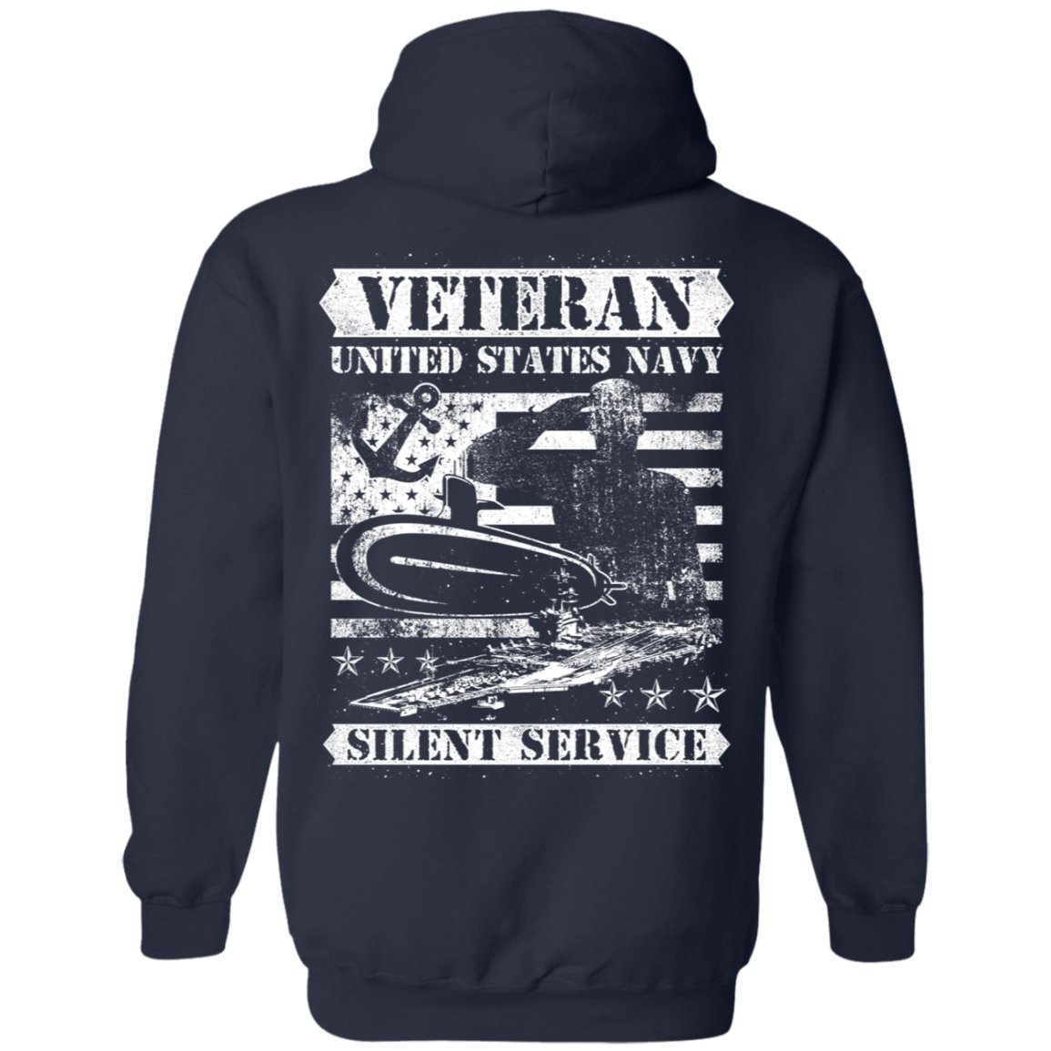 Veteran Design Double Side Printed Pullover Hoodie - Alexecom.com
