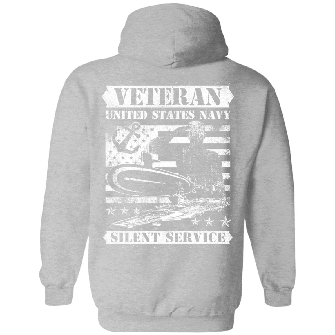 Veteran Design Double Side Printed Pullover Hoodie - Alexecom.com