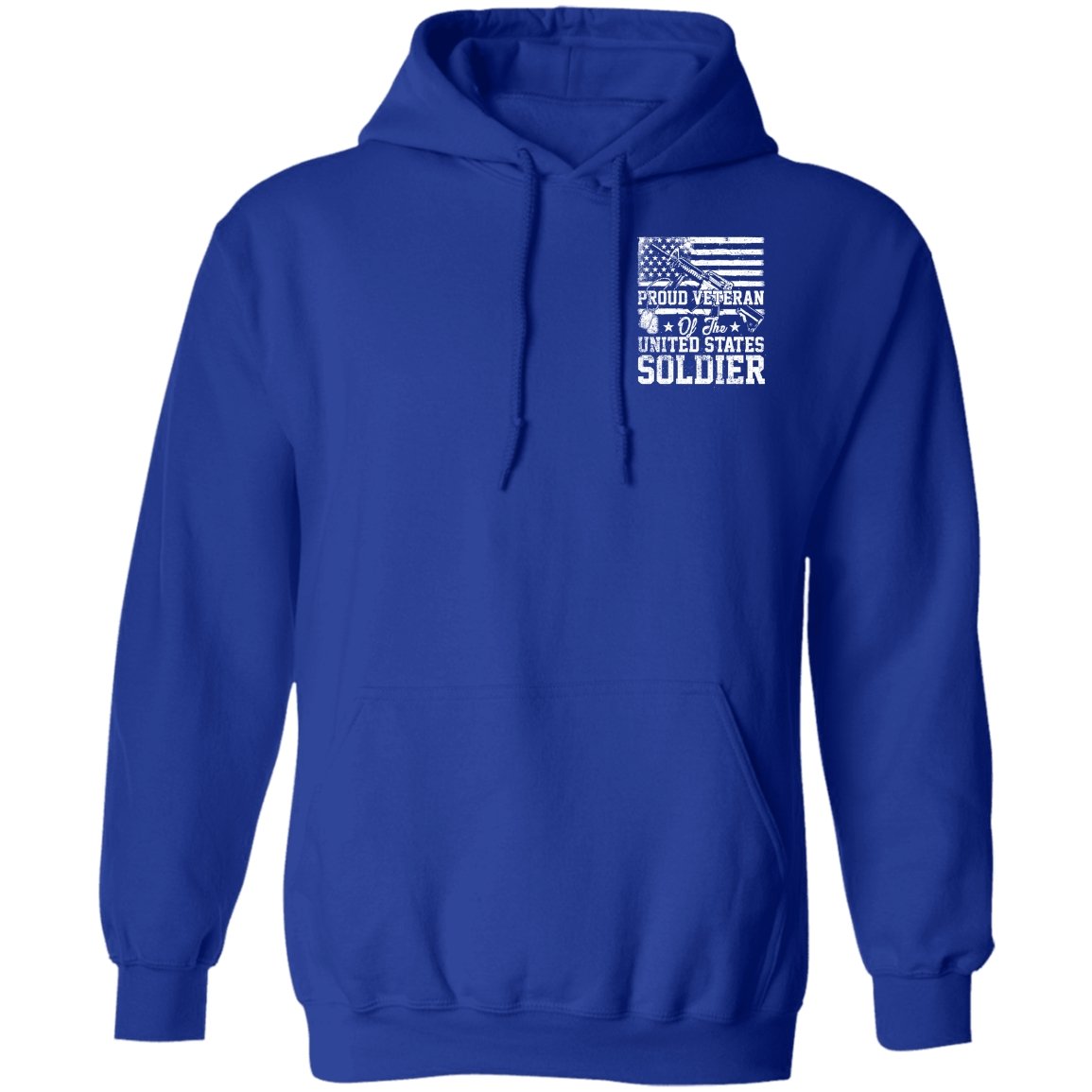 Veteran Design Double Side Printed Pullover Hoodie - Alexecom.com